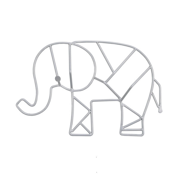 Isabelle Max Atkins Elephant Shaped Wire Nursery 3d Wall Decor