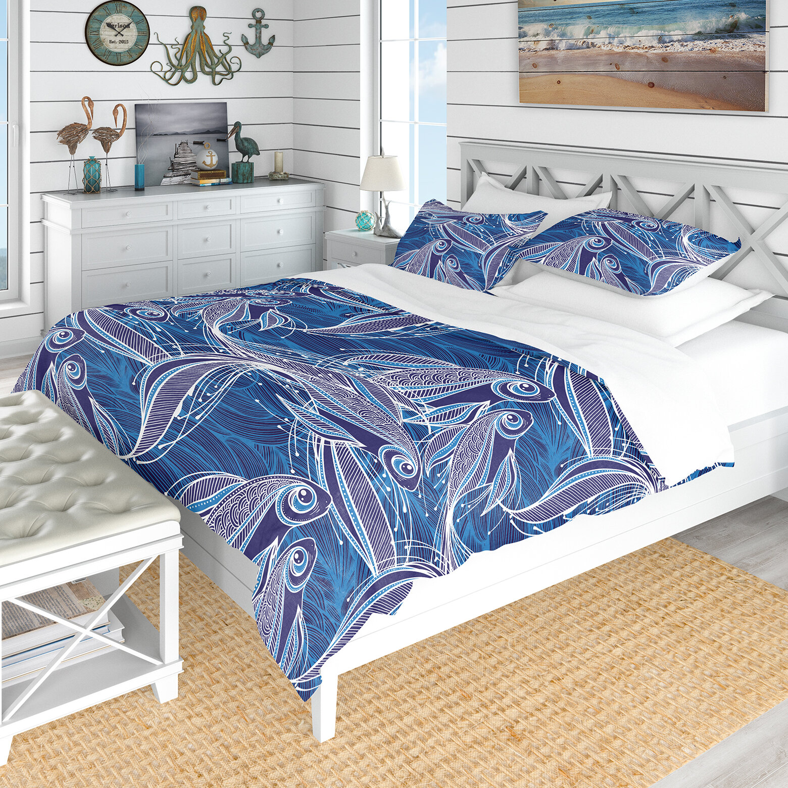 East Urban Home Nautical And Coastal Duvet Cover Set Wayfair