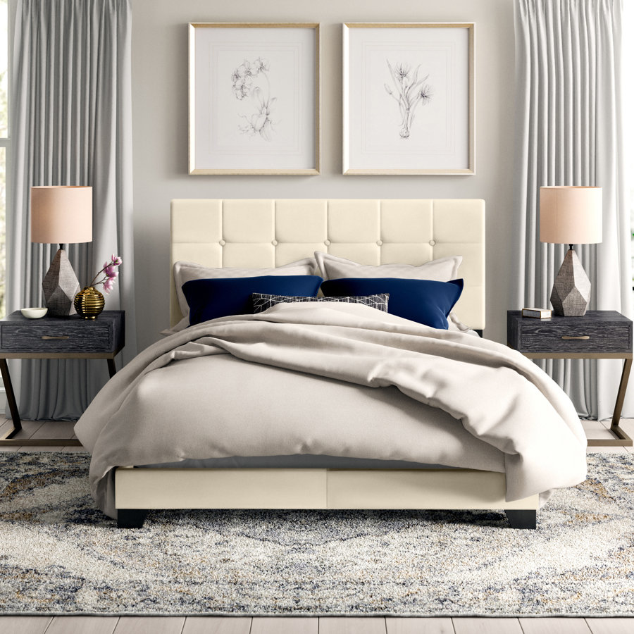 Stanley Tufted Upholstered Standard Bed