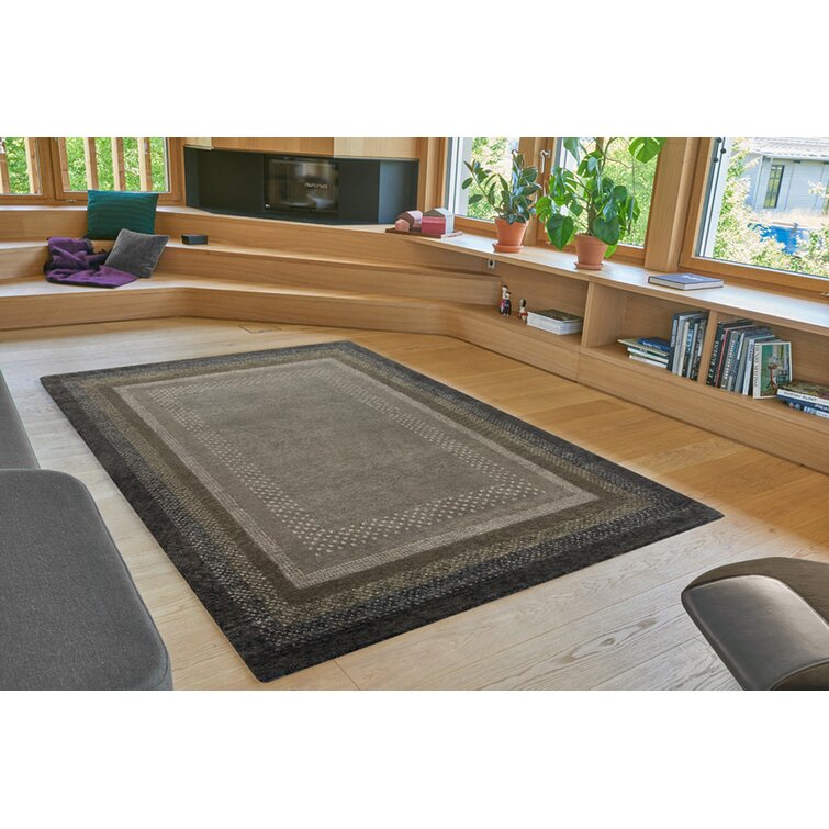 Teppich Hochflorteppich 100 % Baumwolle Handgefertigte Qualität Beige 120x180cm 
