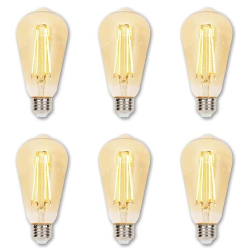 Westinghouse Lighting 6 5 Watt 60 Watt Equivalent St20 Led Dimmable Light Bulb Warm White 2200k E26 Medium Standard Base Reviews Wayfair
