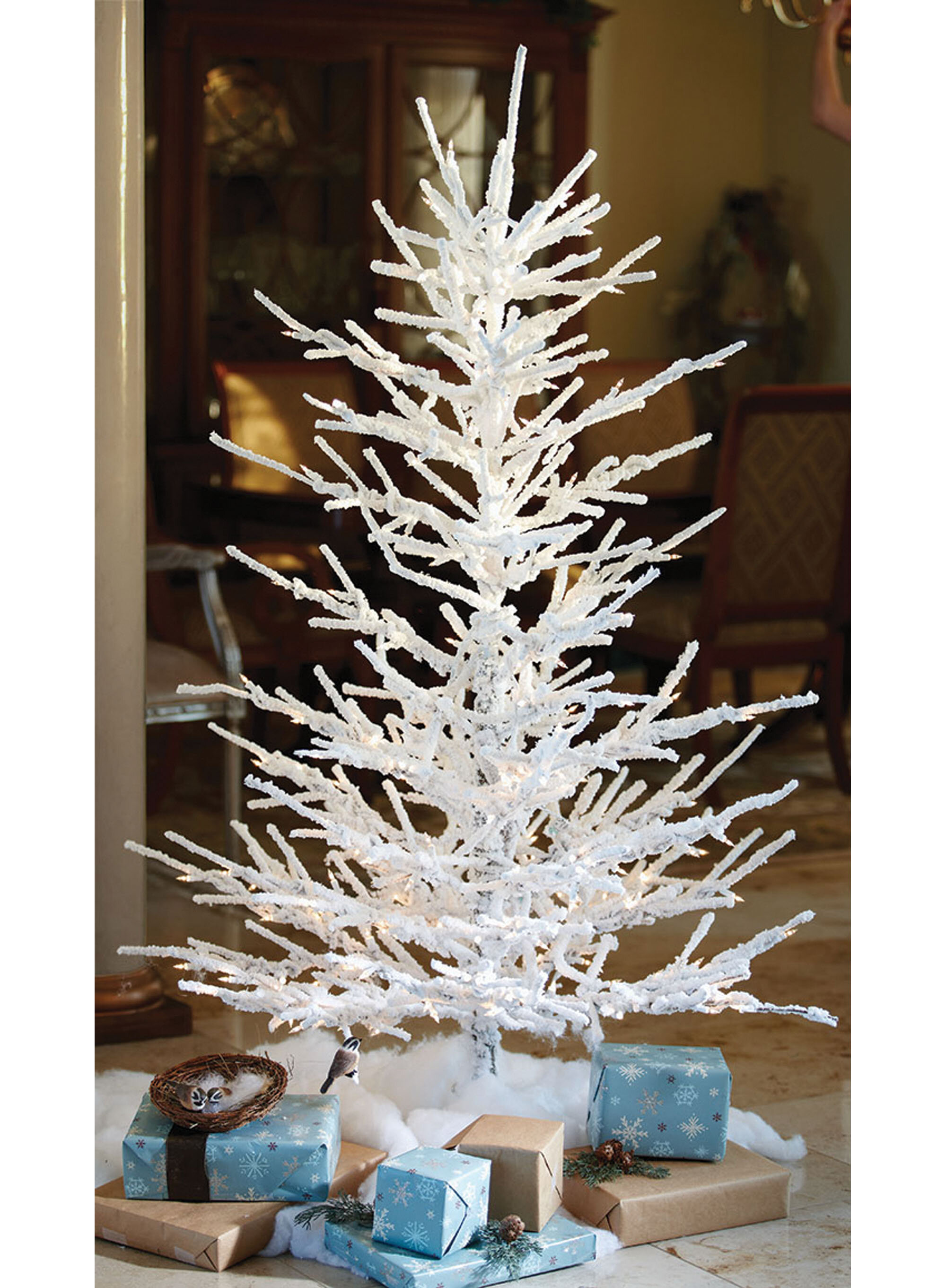 How To Spray Paint Your Own White Christmas Tree, 51% OFF