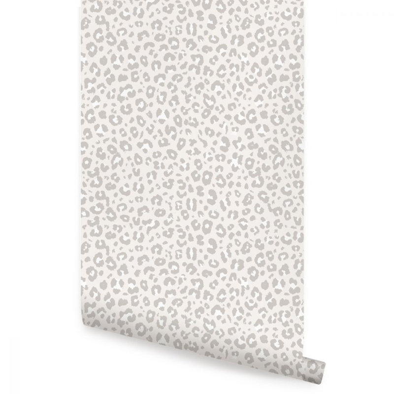 Everly Quinn Wechsler Leopard Paintable Peel And Stick Wallpaper