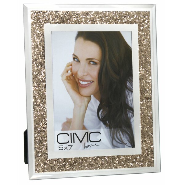 Crushed Crystal Diamonte Mirror Glass Photo Frame Picture Size 8x10 