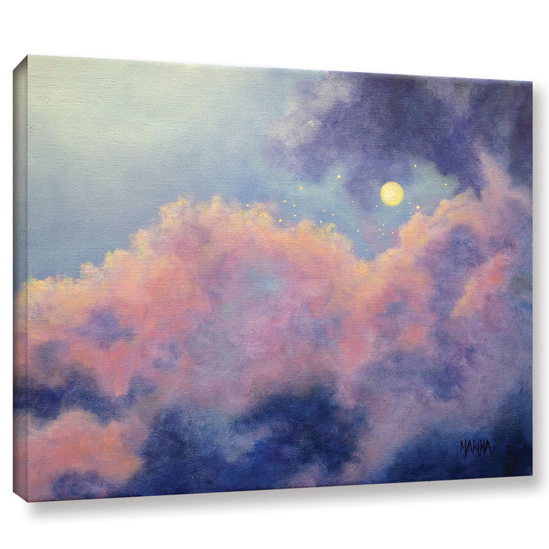 Ebern Designs Angels Among The Clouds Painting Print On Wrapped
