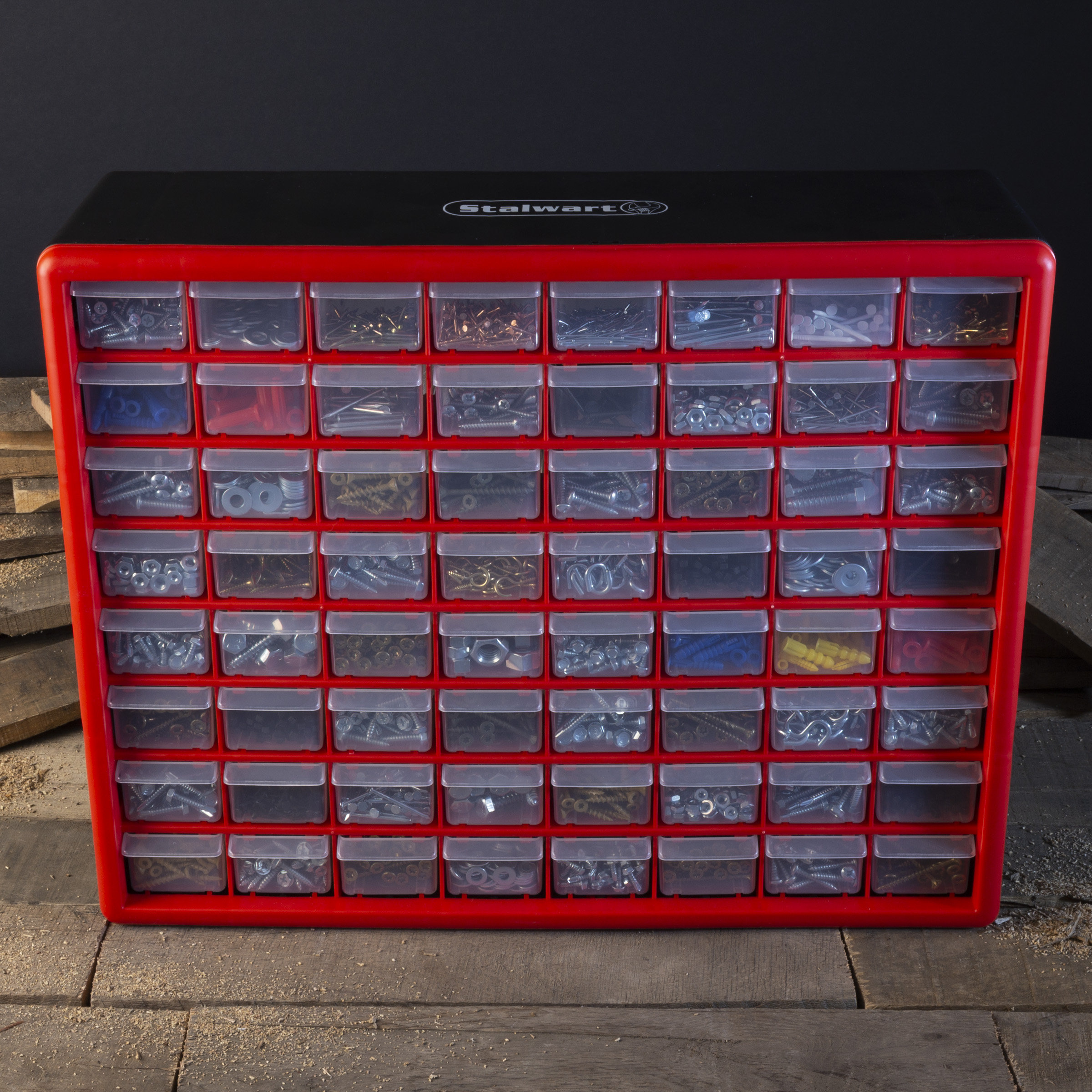 Storage Bins Baskets 44 Drawer Plastic Box Small Parts Hardware