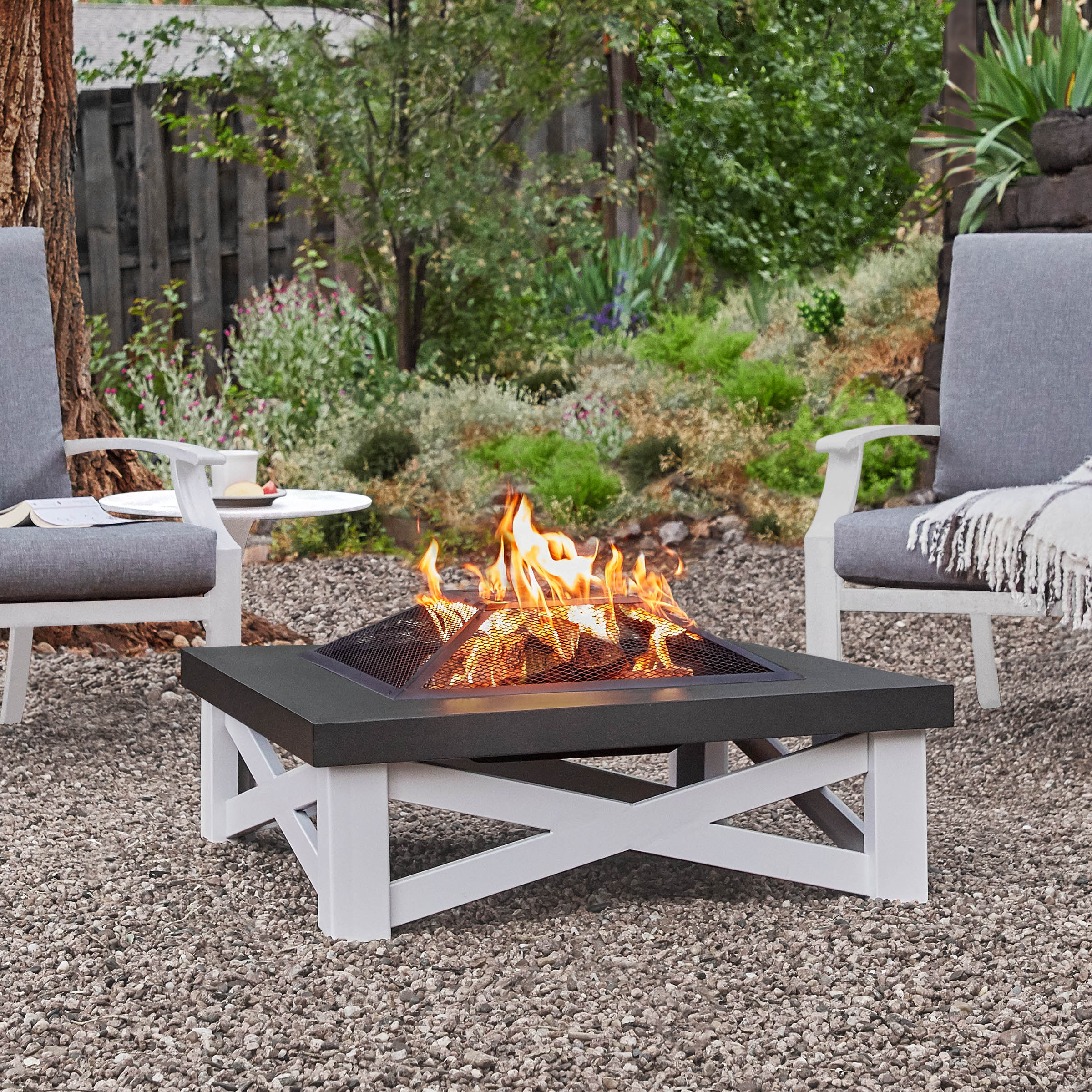 Chelsea Wood Burning Fire Pit Table