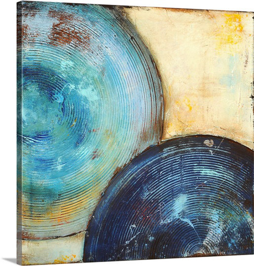Canvas On Demand Half Moon Bay By Erin Ashley Painting Print On