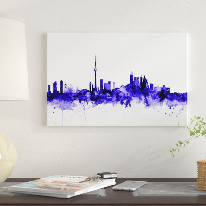 East Urban Home Toronto Canada Skyline By Michael Tompsett