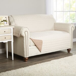 Wayfair Basics Box Cushion Loveseat Slipcover