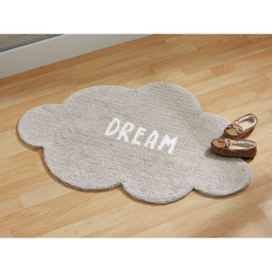 Dream Cloud Cotton Gray Area Rug