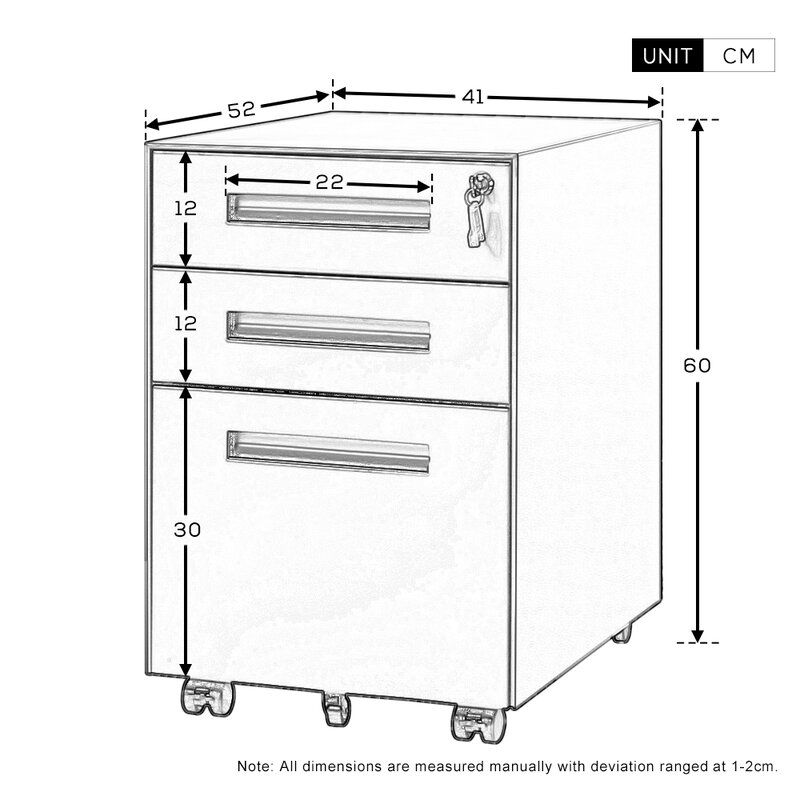 Symple Stuff 3 Drawer Filing Cabinet Reviews Wayfair Co Uk