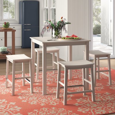 Westlake 4 Person Solid-Wood Counter Set