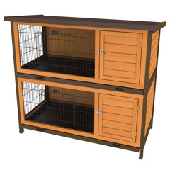 2 story indoor rabbit hutch