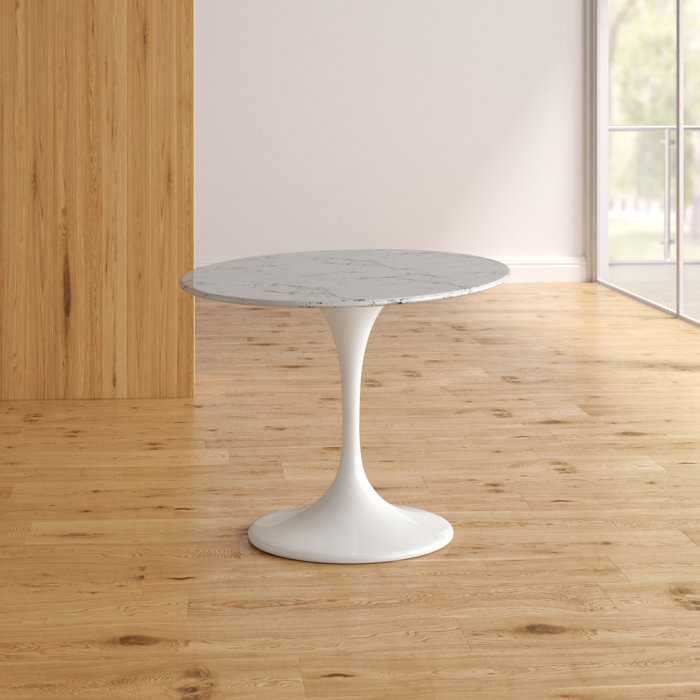 Kylee Artificial Marble Oval Shaped Dining Table Kylee Artificial Marble Oval Shaped Dining Table