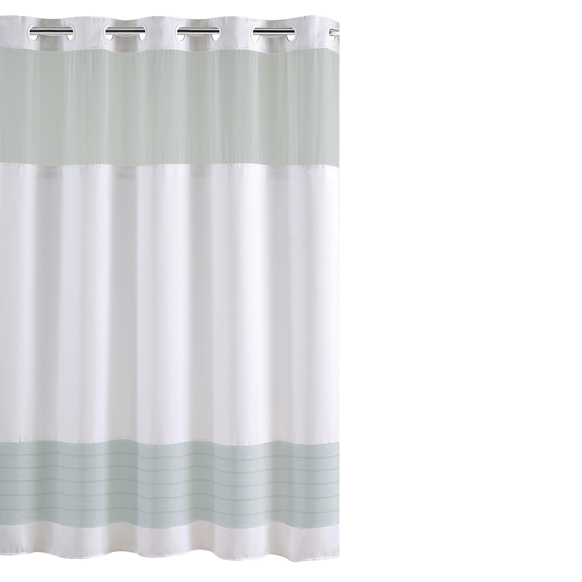 navy blue shower curtain liner