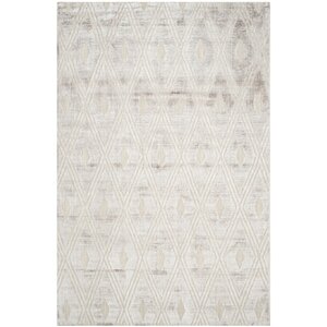 Maxim Hand-Knotted Silver Area Rug
