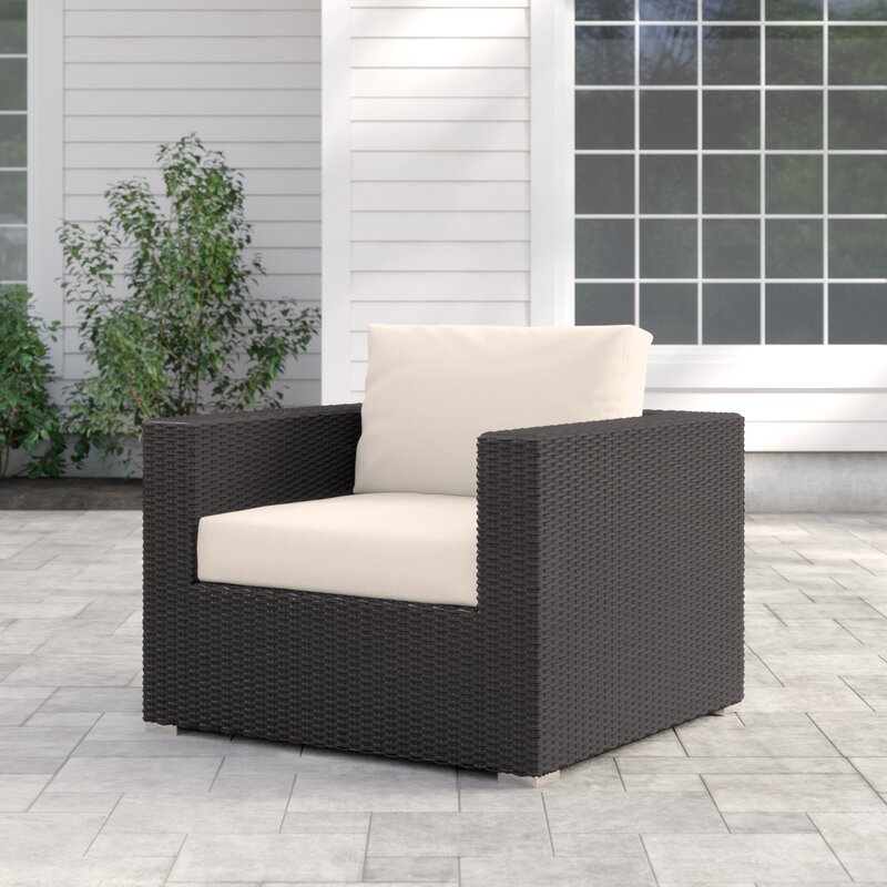 Sol 72 Outdoor Brentwood Patio Chair With Cushions Reviews Wayfair