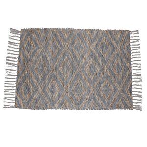 Chesler Hand-Woven Cotton Gray Area Rug