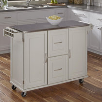 Stainless Steel White Kitchen Islands Carts You Ll Love In 2021 Wayfair