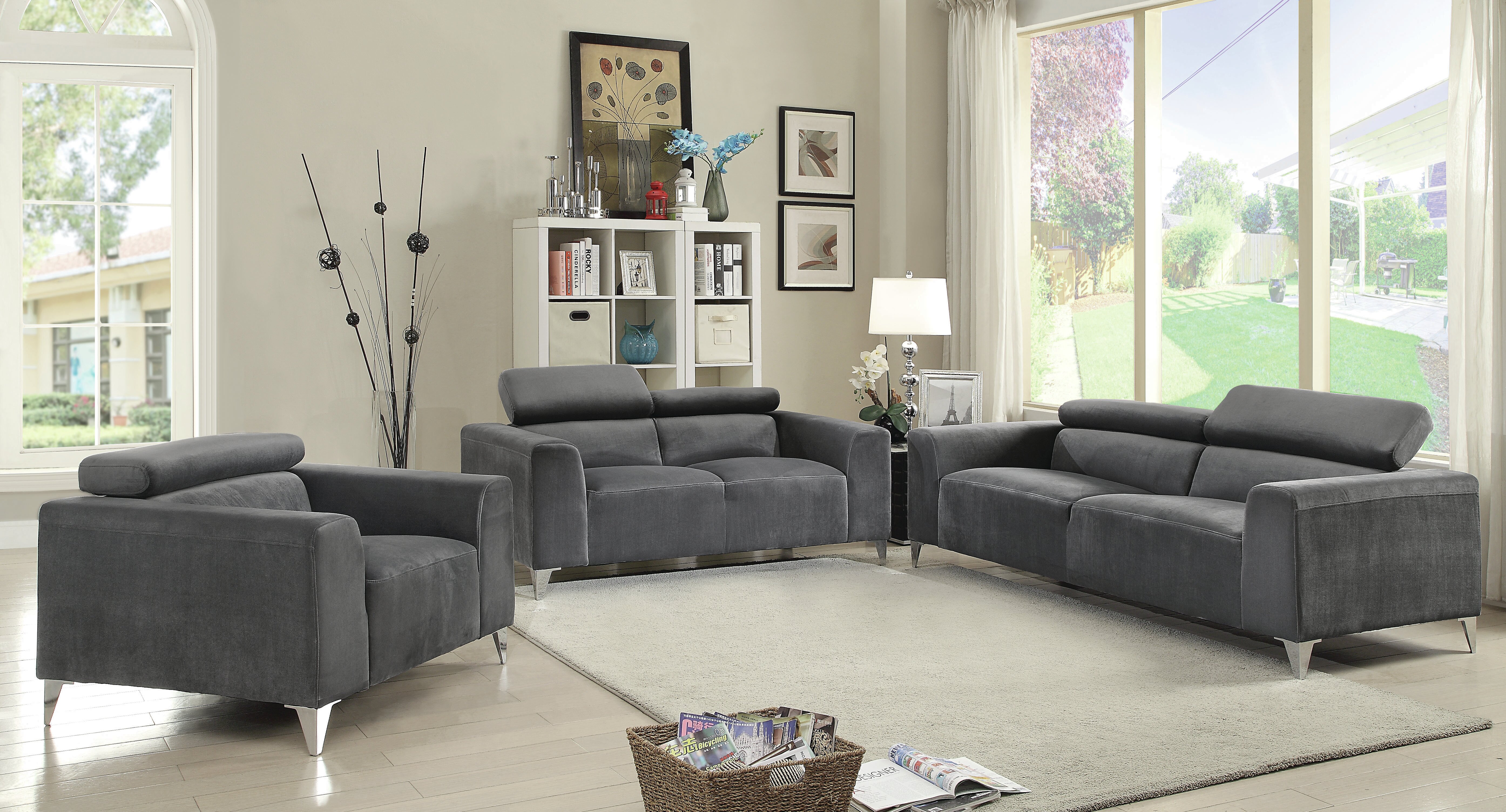 Wade Logan Stefan Configurable Living Room Set