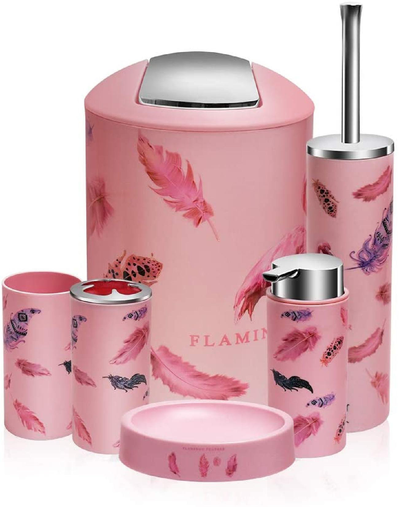 Bayou Breeze 6 Piece Bathroom Accessories Set Wayfair