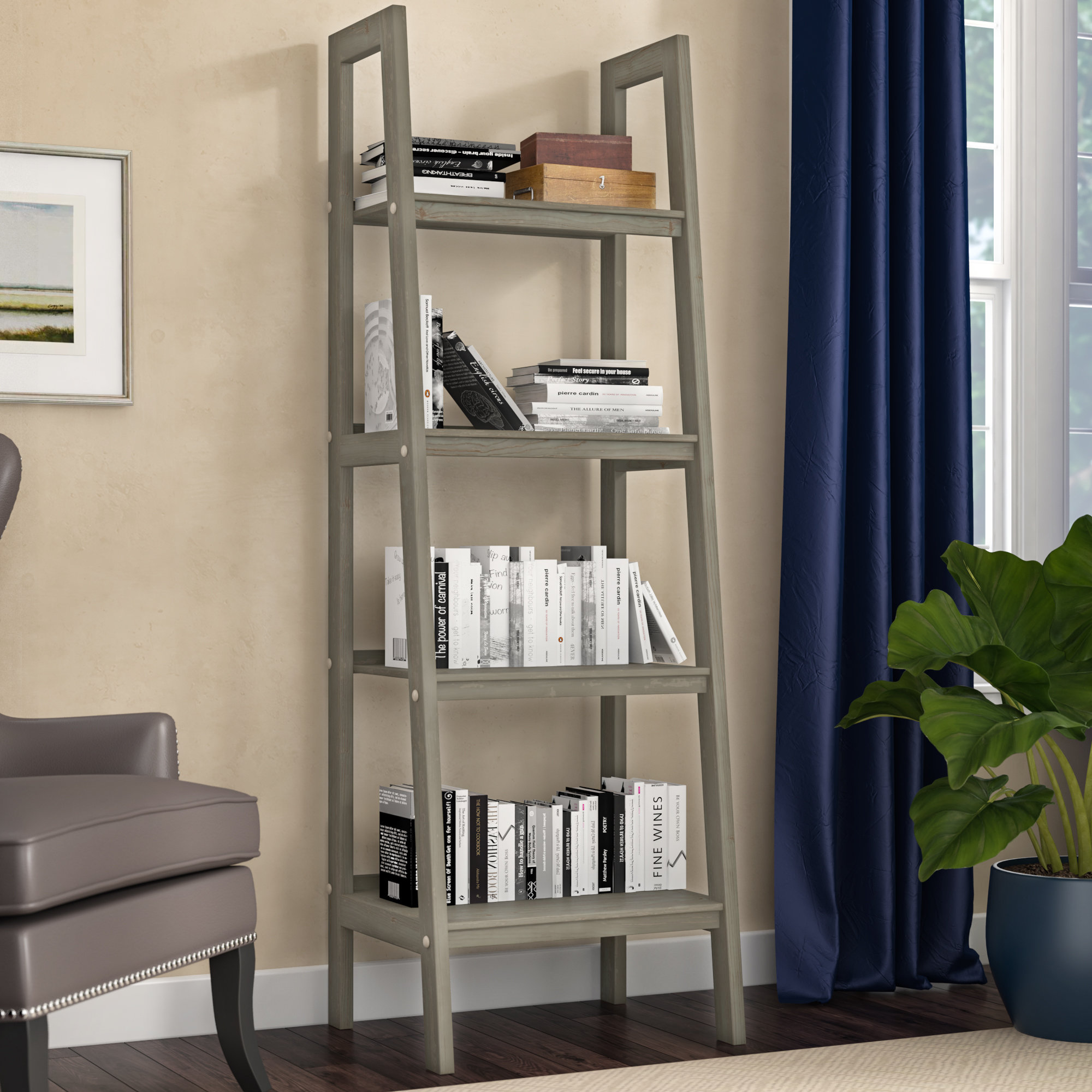 Birch Lane Heritage Ine Ladder Bookcase Reviews Wayfair Heritage Ine Ladder Bookcase Reviews