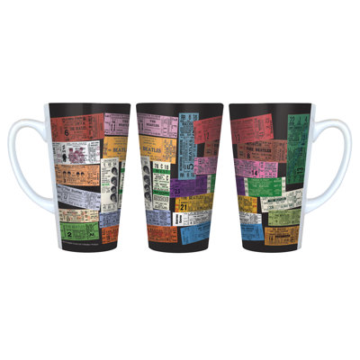 Beatles Tickets Latte Mug Boelter Brands