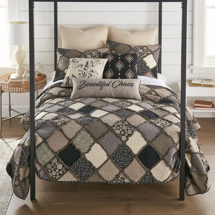 Winston Porter Tecumseth Gray/Tan/Ivory 