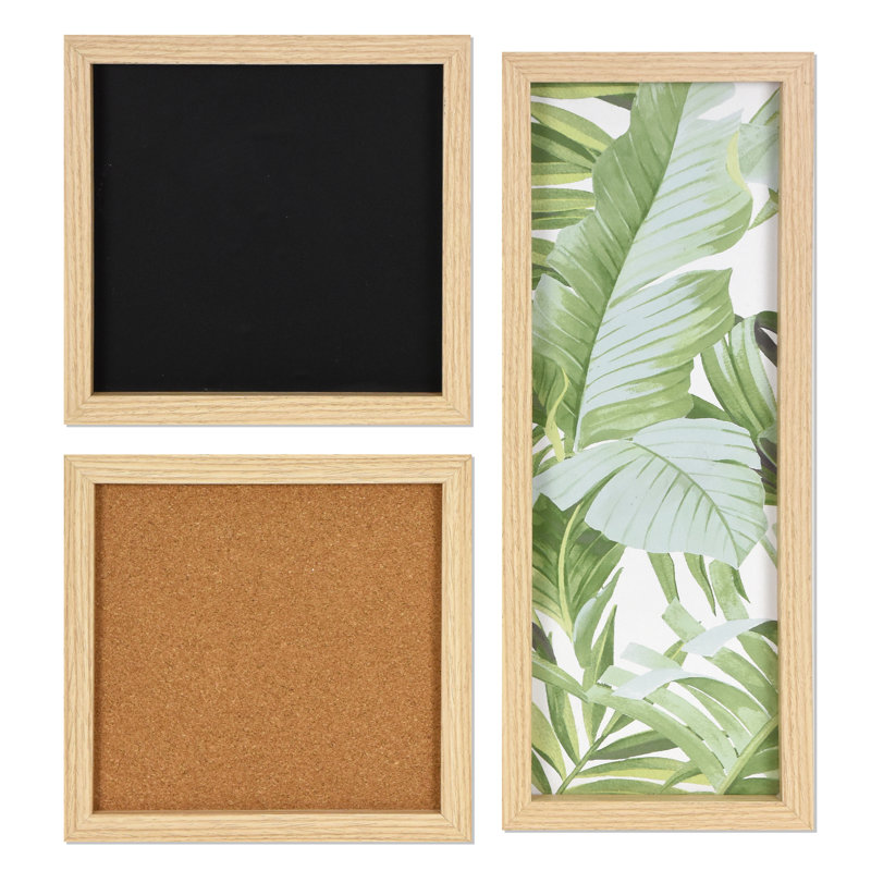 Ebern Designs 3 Piece Gallery Organization Magnetic Wall Mounted Combo Board Set Reviews Wayfair