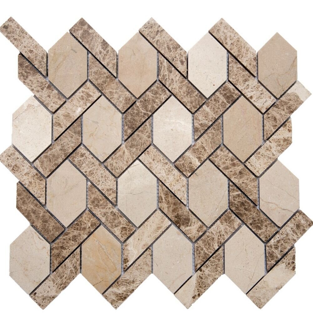 Long Island Mosaics & Tile Santorini Hex 12