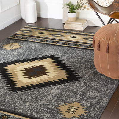 Gorge Southwestern Machine Woven Area Rug 7 ft 10in x11ft 2 in 