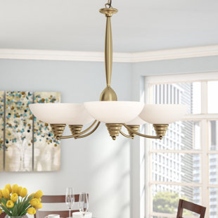 Mini Or Small Chandeliers You Ll Love Deerwood 5 Light Shaded Chandelier