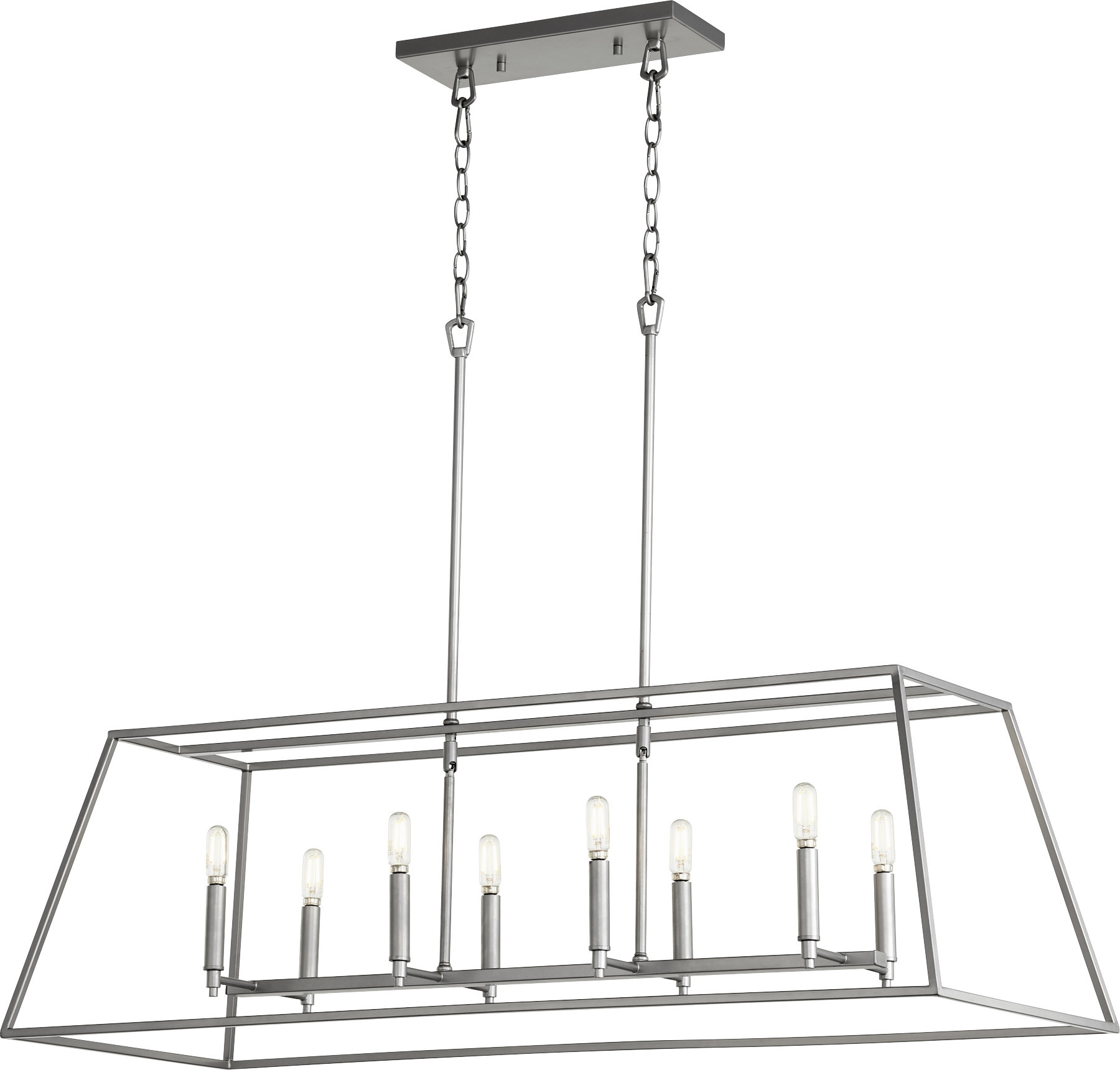 Gracie Oaks Arletta 8Light Kitchen Island Linear Chandelier & Reviews
