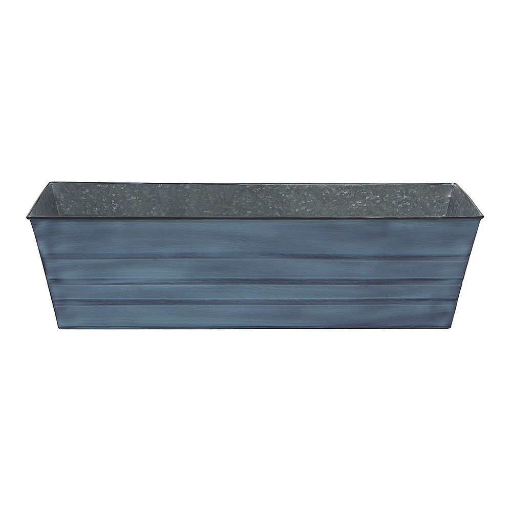 Breakwater Bay Drennon Nantucket Galvanized Steel Window Box Planter Reviews Wayfair