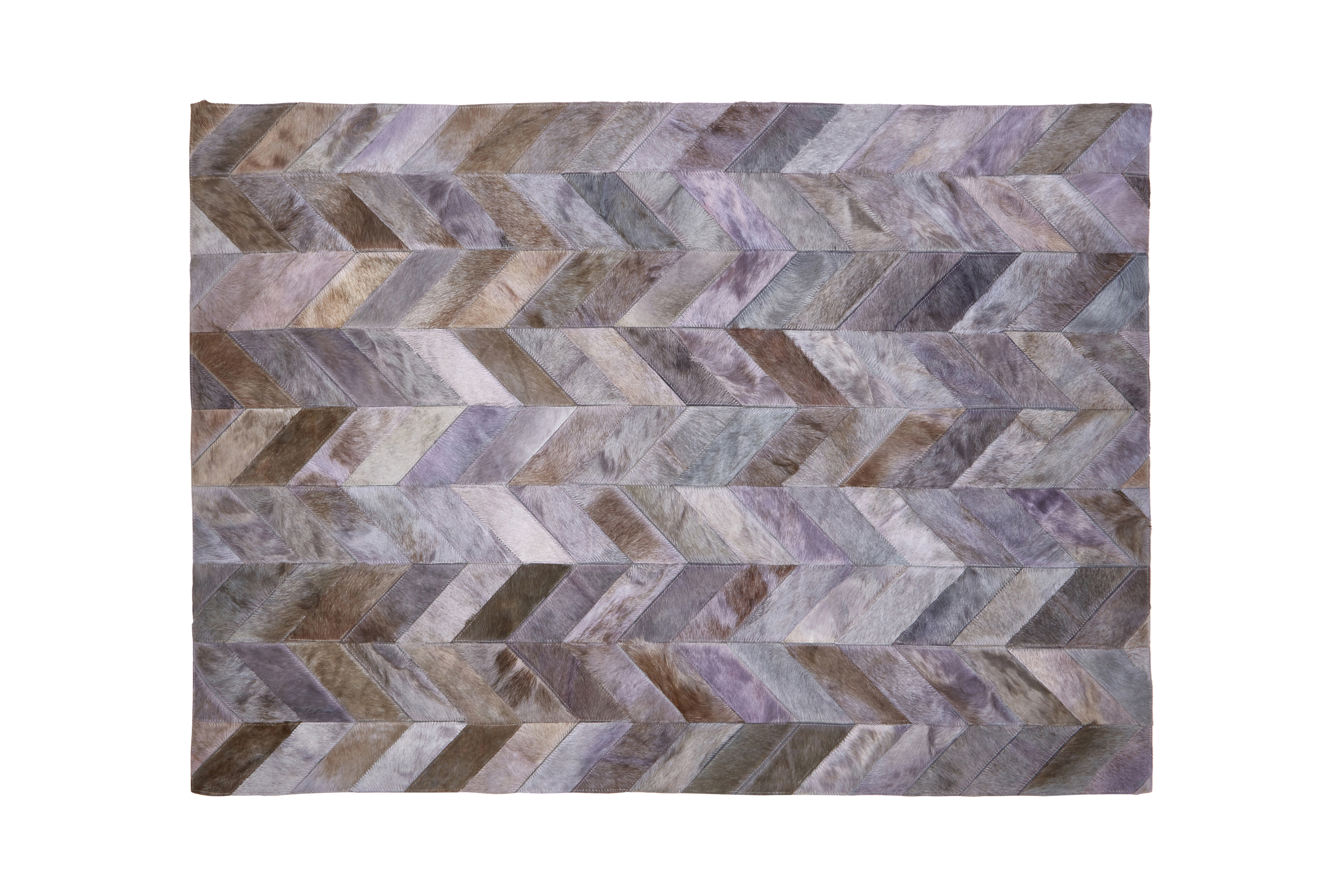 Degnan Cowhide Purple Brown Rug Degnan Cowhide Purple Brown Rug