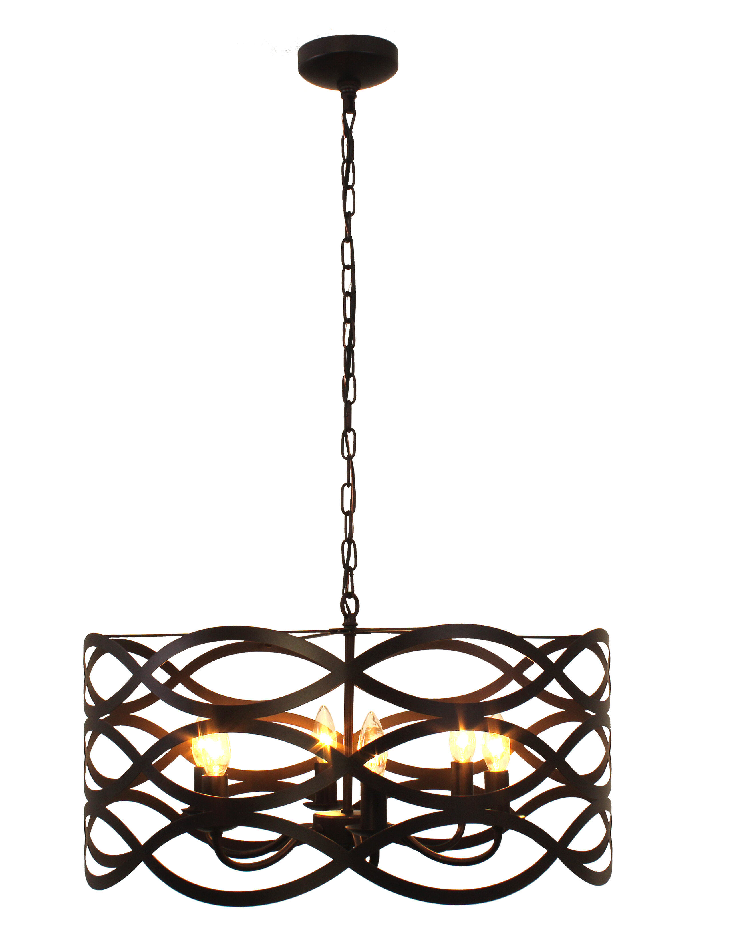 brushed bronze chandeliers