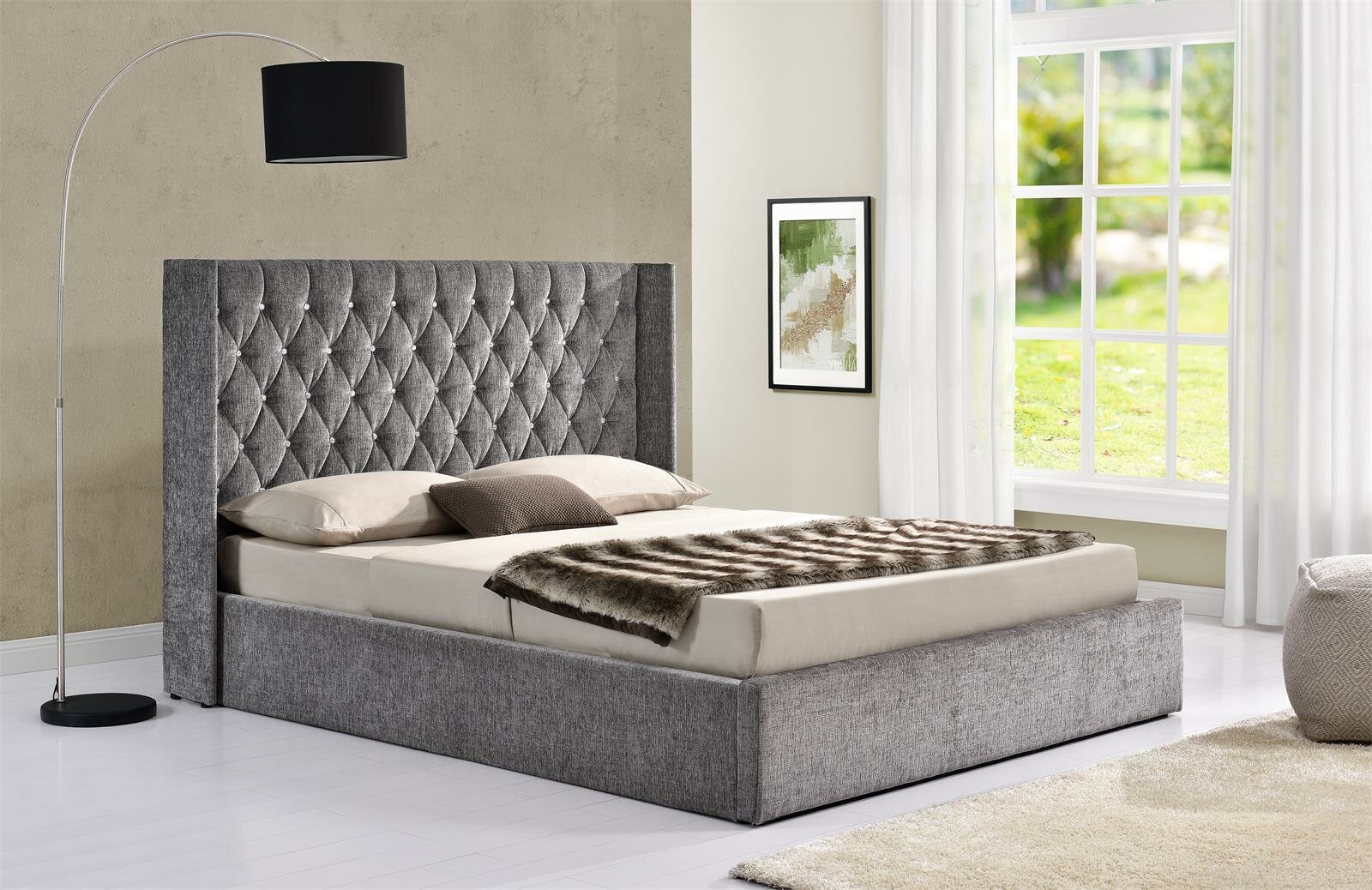 Etta Avenue Theodore Upholstered Ottoman Bed Frame Reviews Wayfair Co Uk