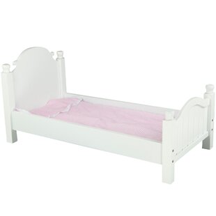 girls white single bed