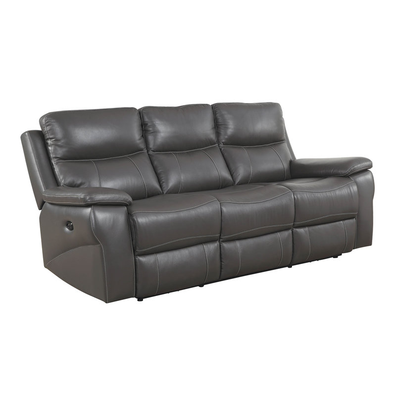 Red Barrel Studio Heitman Reclining Contemporary Leather Manual