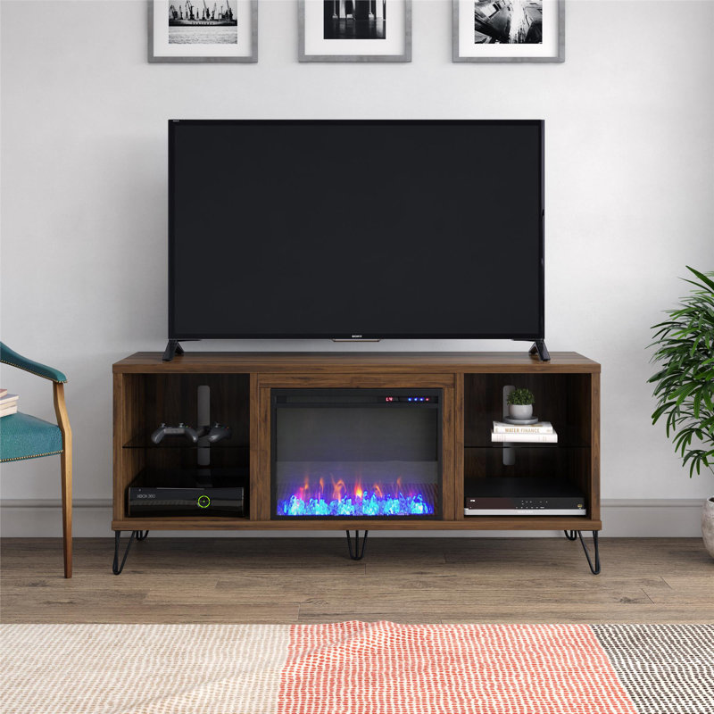 Novogratz Concord Tv Stand For Tvs Up To 70 Inches With Electric