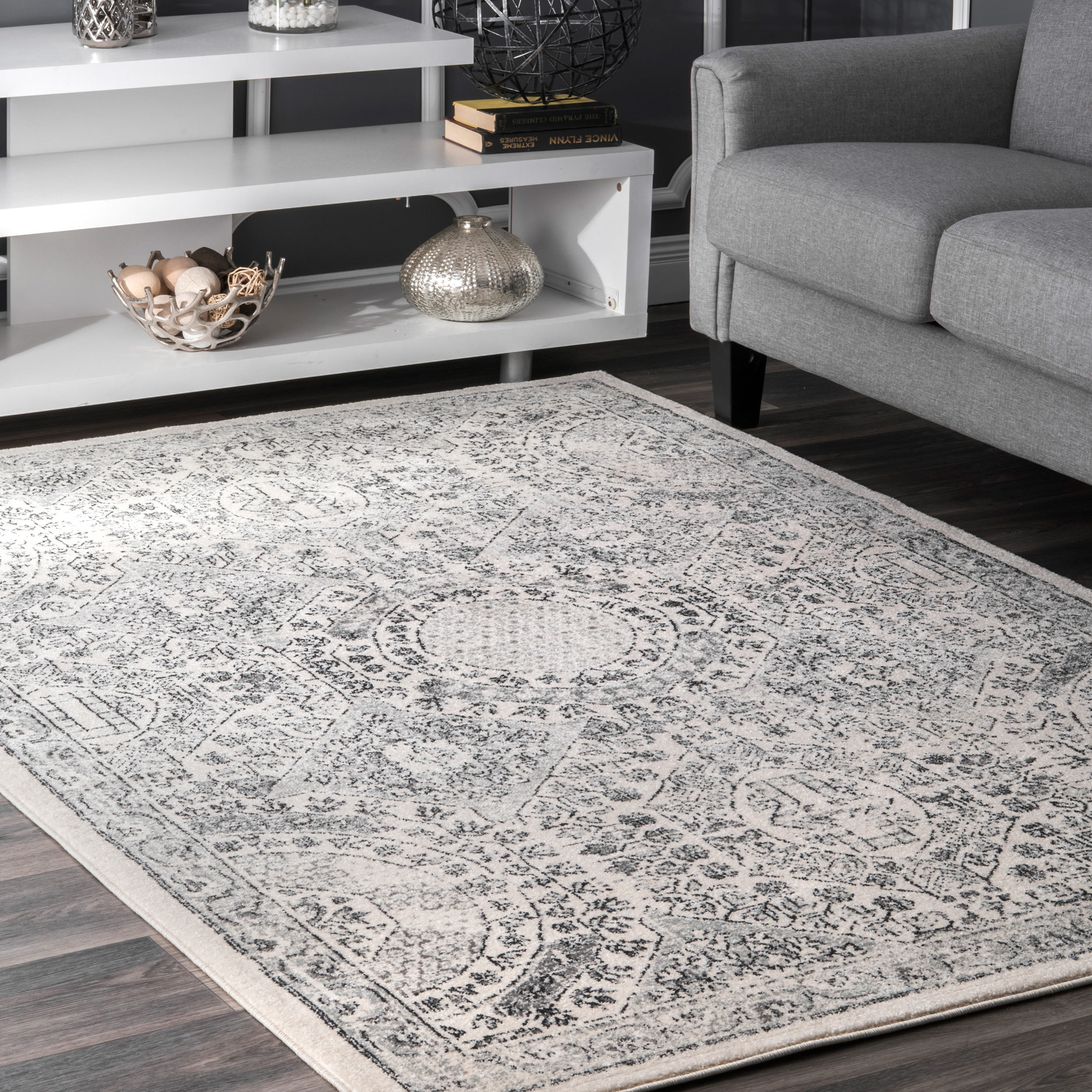 London Persian Inspired Gray Area Rug Reviews Joss Main London Persian Inspired Gray Area Rug