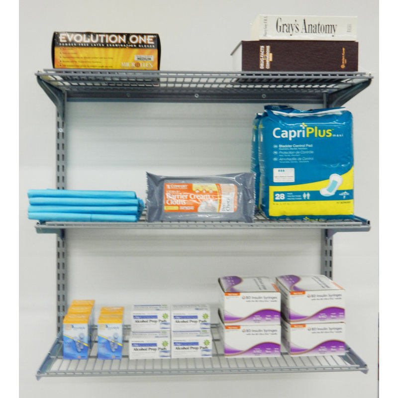 Wfx Utility Pontefract Storability Wall Mount 31 5 H 3 Shelf Shelving Unit Starter Reviews Wayfair