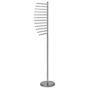 Floor Standing Pivoting Accessory Organizer Rack