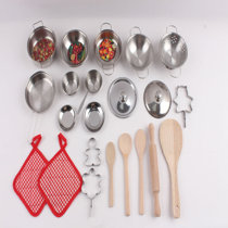 Metal Play Kitchen Sets Accessories You Ll Love In 2021 Wayfair