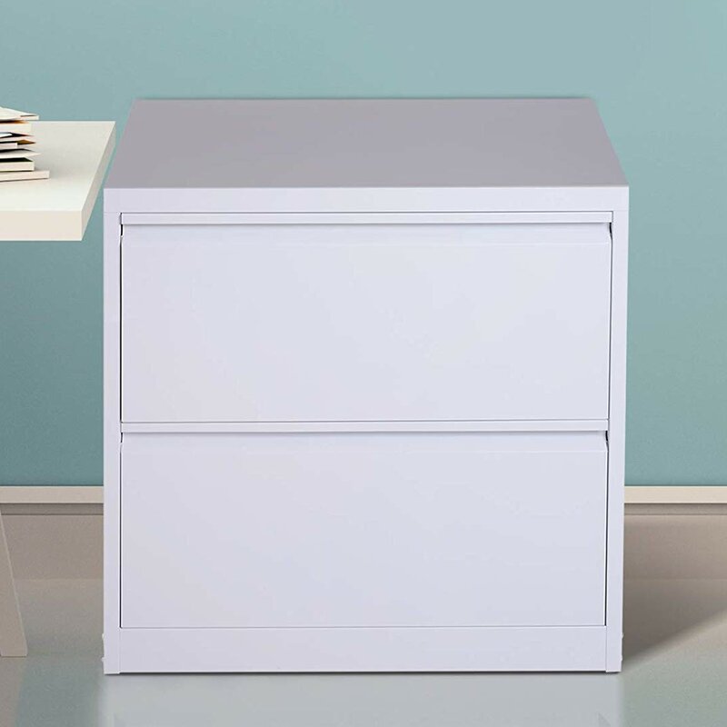 Symple Stuff Donita Metal 2 Drawer Lateral Filing Cabinet