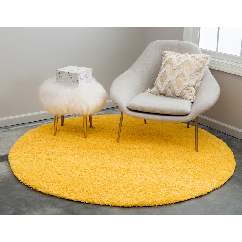 Hashtag Home Angeline Yellow Area Rug Reviews Wayfair