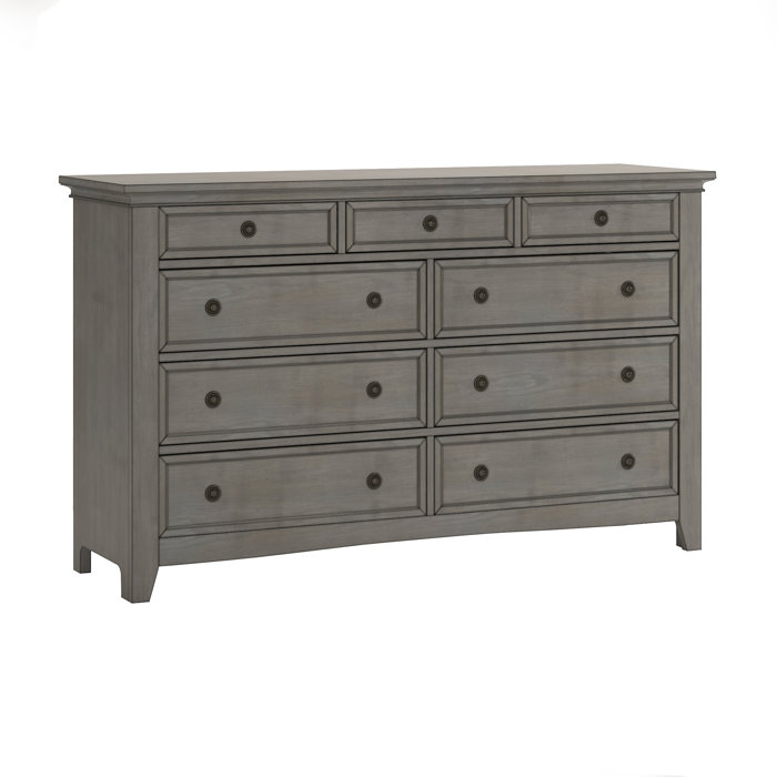 Woodside 9 Drawer Dresser With Mirror Woodside 9 Drawer Dresser With Mirror