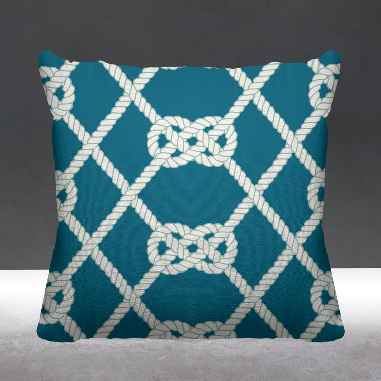 nautical rope pillow