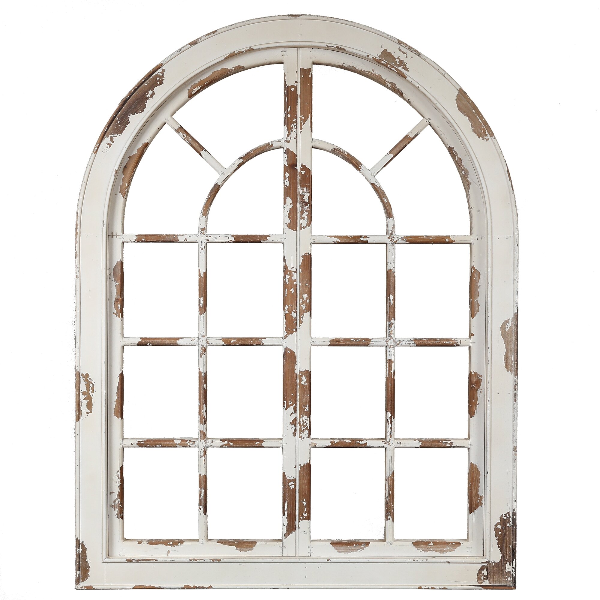 Farmhouse Cathedral Window Frame Cottage Rustic Arch Window Frame
